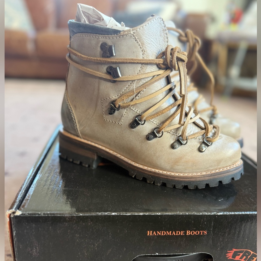 Freebird Tan Leather Hiker Boots